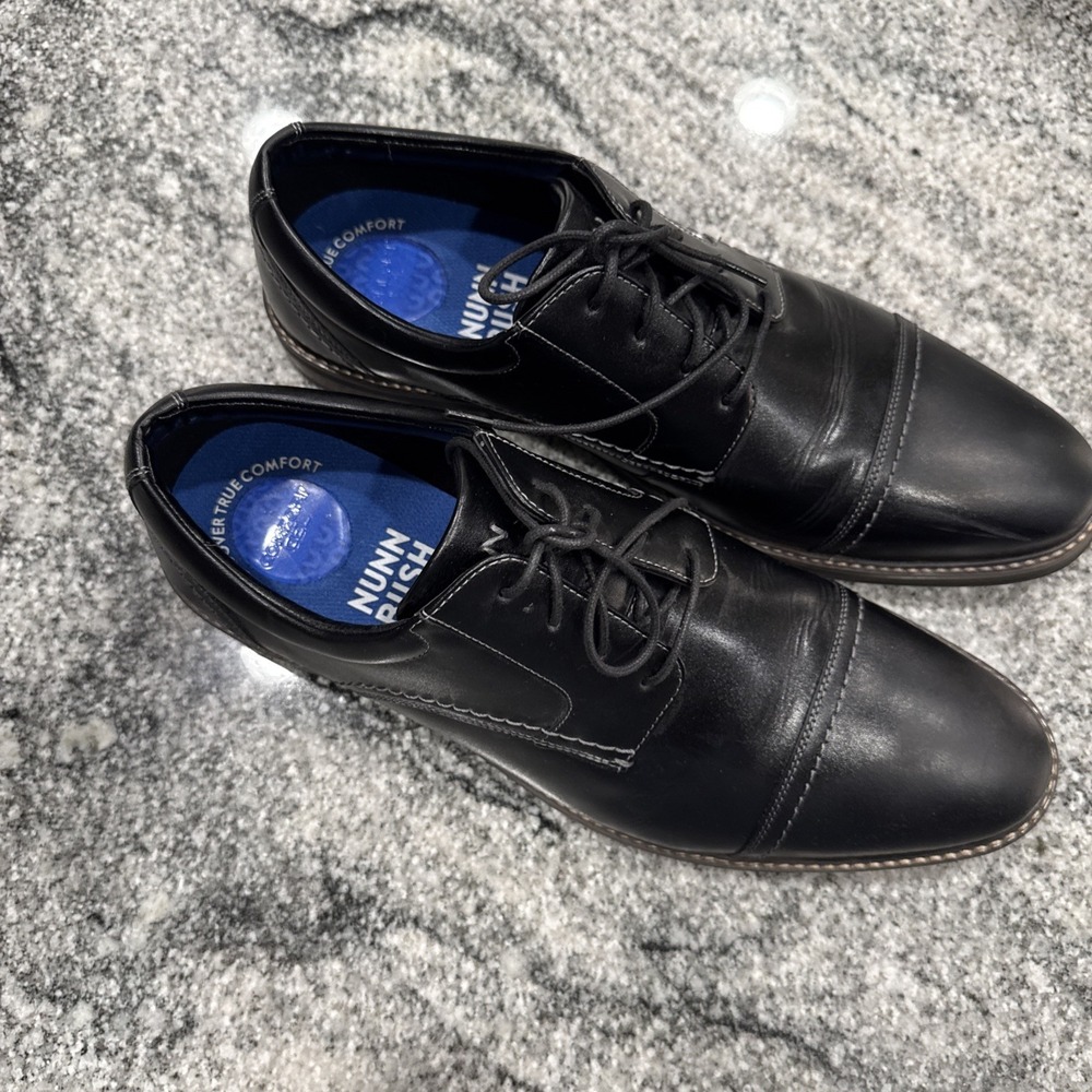 Nunn‎ Bush Men's Westfield Comfort Cap Toe Oxford  Size 13D Black 81423-001 - Picture 7 of 15